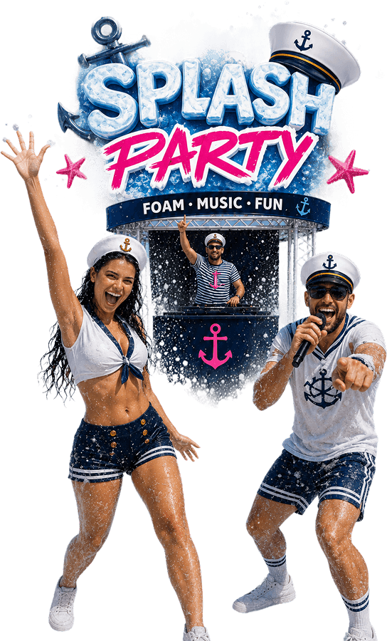 Animadores Klan en evento de fiesta